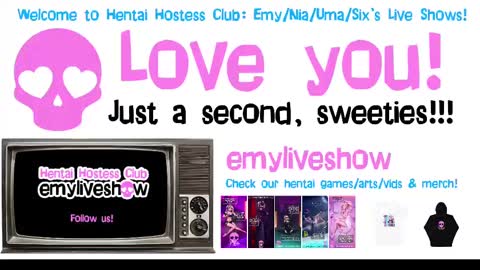 Snapshot of emyliveshow chatting on 02-28-25, 09:15 Hentai Hostess Club online show from 02-28-25, 09:15