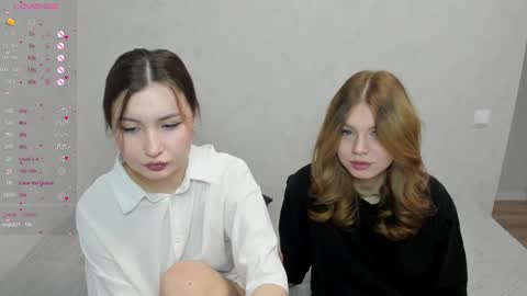 Snapshot of eumomino chatting on 02-26-25, 12:49 Veronica Tiia Lilith left to right online show from 02-26-25, 12:49
