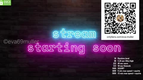 Snapshot of eva69muller chatting on 12-17-24, 07:26 Eva  next show  8pm CEST AMST online show from 12-17-24, 07:26