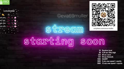 Snapshot of eva69muller chatting on 12-19-24, 06:12 Eva  next show  8pm CEST AMST online show from 12-19-24, 06:12