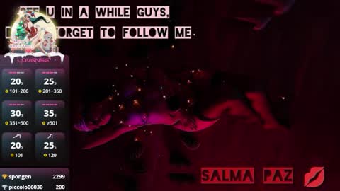 SALMA  online show from 12-22-24, 07:22