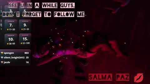 SALMA  online show from 12-27-24, 07:08