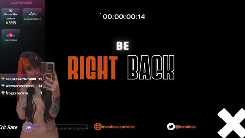 Snapshot of inarafoxxx chatting on 01-06-25, 03:53 Inarafoxx online show from 01-06-25, 03:53