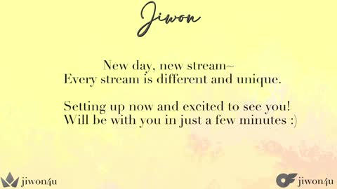 Snapshot of jiwon4u chatting on 01-29-25, 12:45 Jiwon online show from 01-29-25, 12:45