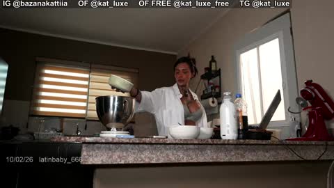 Snapshot of latinbaby_666 chatting on 02-12-26, 11:00 Kattiia INSTAGRAM bazanakattiia If you like my show give me a like please I LOVE YOU online show from 02-12-26, 11:00