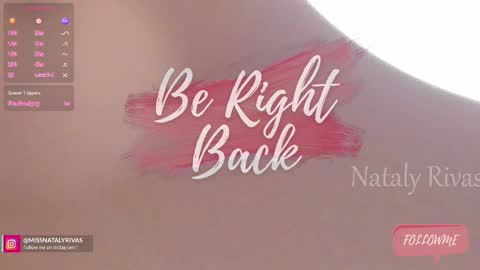 Snapshot of missnataly_ chatting on 11-12-25, 12:55 Nataly Rivas online show from 11-12-25, 12:55