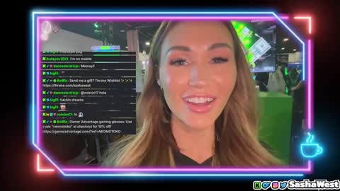 Sasha West online show from 02-08-25, 02:47