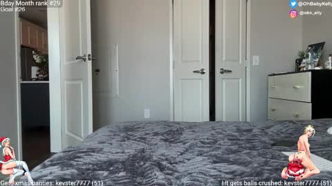 Snapshot of ohbabykelly chatting on 12-20-25, 07:32 Kelly online show from 12-20-25, 07:32