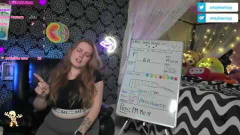 ArtsyHeartsyy online show from 12-13-24, 02:10