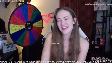 The Real Samantha Hayes haha  online show from 12-02-24, 04:09