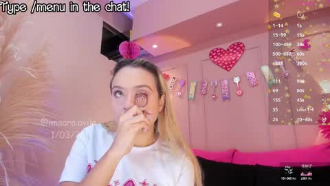 SaraAvila  online show from 03-01-25, 09:59