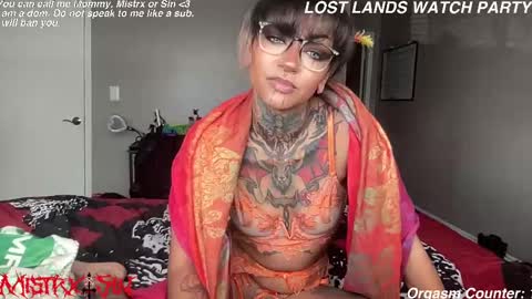 Mistrx Sin online show from 09-20-25, 09:49