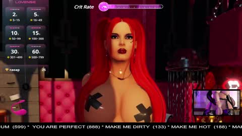  MISTRESS LISA  FIRST 3DXCHAT CAMGIRL   3dxchat anime gaming mistress domina online show from 02-13-25, 12:13