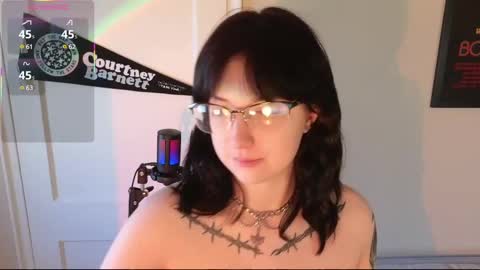 Violet Winter  indie sleaze goth girl next door online show from 03-07-25, 03:07