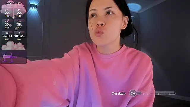 Liu Yifei  online show from 01-15-25, 01:45