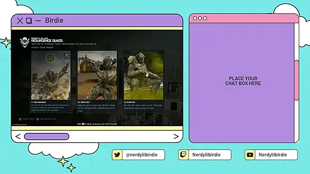 Snapshot of Nerdylilbirdie chatting on 01-09-26, 07:33 Nerdylilbirdie online show from 01-09-26, 07:33