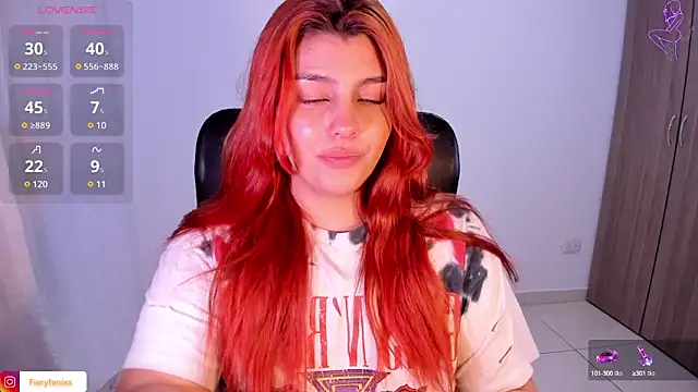 Snapshot of Fieryfenixx chatting on 01-25-25, 12:59 Fieryfenixx online show from 01-25-25, 12:59