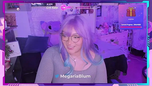 MegariaB online show from 12-15-24, 04:07