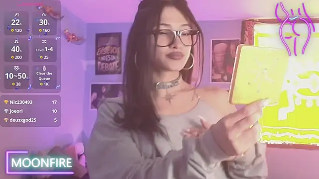 moonfiredancer online show from 01-12-25, 02:30