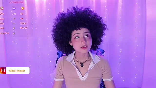 Alice winter  online show from 01-14-25, 08:15