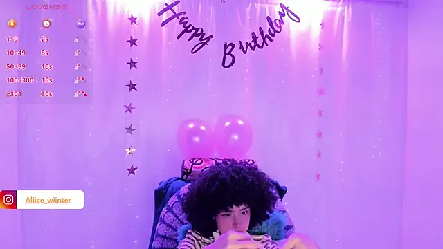 Alice winter  online show from 01-19-25, 09:23