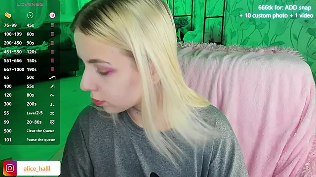 Alice Halle online show from 12-09-24, 05:30