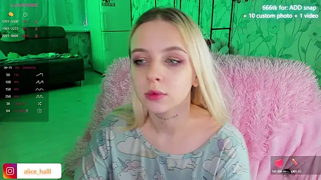 Alice Halle online show from 12-14-24, 07:51