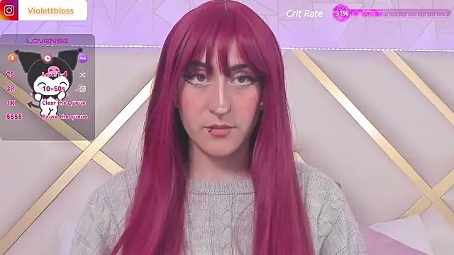 Snapshot of Violettbloss chatting on 01-10-25, 10:25 Violettbloss online show from 01-10-25, 10:25