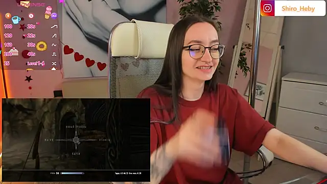 Snapshot of ShiroHeby chatting on 02-18-25, 12:17 ShiroHeby online show from 02-18-25, 12:17