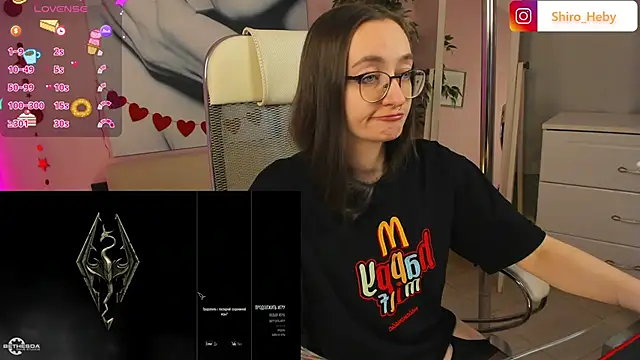 Snapshot of ShiroHeby chatting on 02-23-25, 12:05 ShiroHeby online show from 02-23-25, 12:05