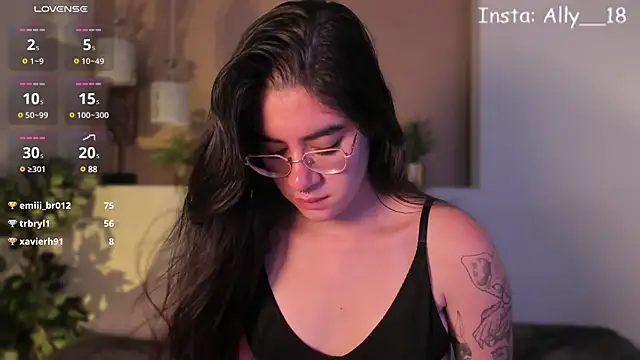 Snapshot of Ally_addams chatting on 01-17-25, 08:02 Ally addams online show from 01-17-25, 08:02