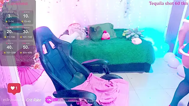 MilkyXSakura online show from 02-17-25, 03:36