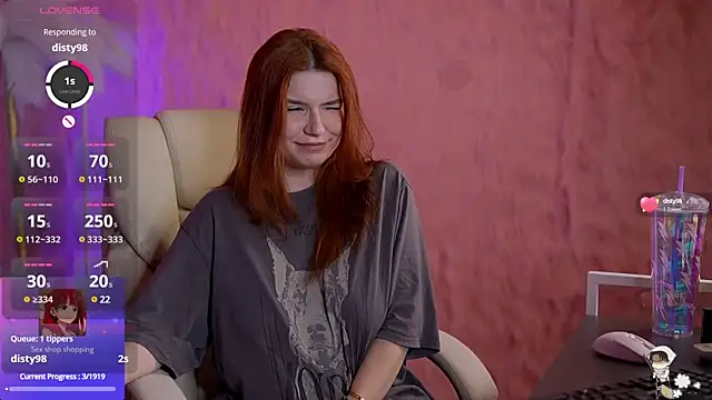 RedShinee online show from 01-27-25, 05:04