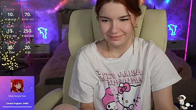 RedShinee online show from 01-31-25, 05:19