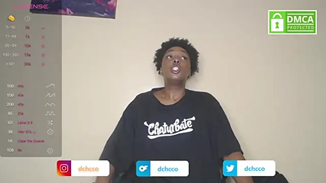 Snapshot of dchcco chatting on 10-16-25, 12:33 dchcco online show from 10-16-25, 12:33