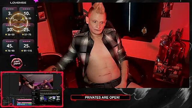 LiamIdols online show from 01-23-25, 03:22