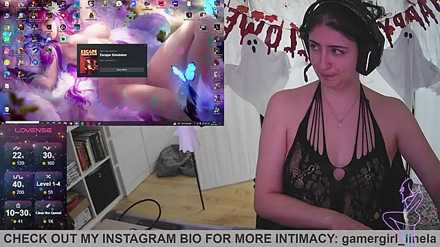 Gamergirl-Linela online show from 10-28-25, 09:46