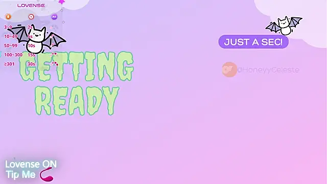 Snapshot of HoneyyCeleste chatting on 10-15-25, 07:58 HoneyyCeleste online show from 10-15-25, 07:58