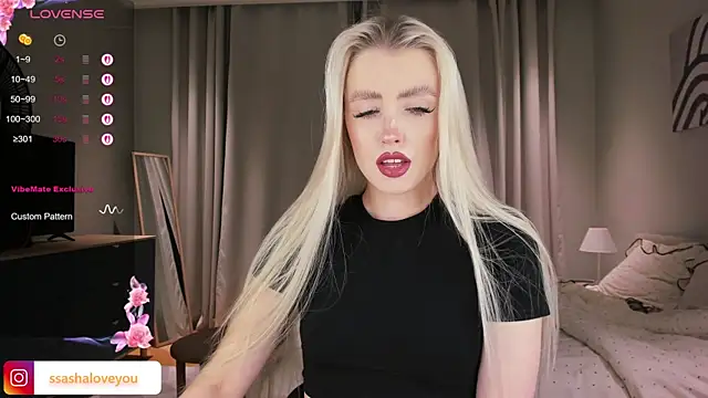 sashaloveyou online show from 11-14-25, 09:46