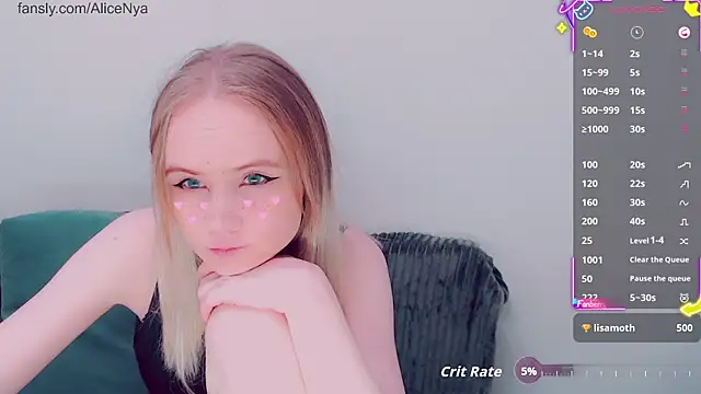 AliceNya cute online show from 11-27-25, 02:57