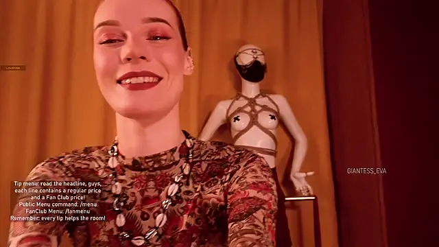Snapshot of Giantess_Eva chatting on 10-22-25, 05:13 Giantess Eva online show from 10-22-25, 05:13