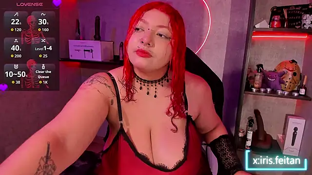 Snapshot of irisfeitan chatting on 02-13-26, 10:11 irisfeitan online show from 02-13-26, 10:11