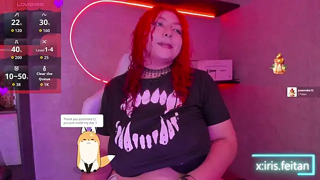 Snapshot of irisfeitan chatting on 03-01-26, 10:39 irisfeitan online show from 03-01-26, 10:39