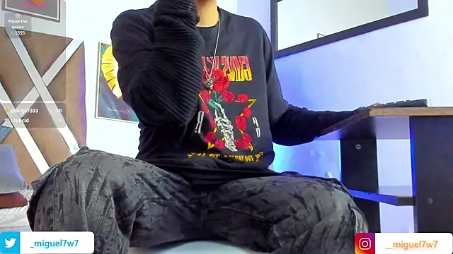 Snapshot of __Miguel7w7 chatting on 01-13-26, 07:30 Miguel7w7 online show from 01-13-26, 07:30