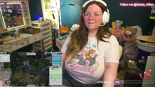 Geeky Kitten online show from 10-16-25, 01:23