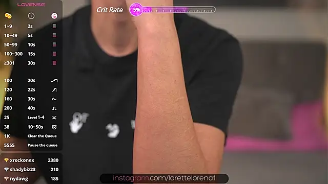 Lorettelorena online show from 01-26-25, 08:13