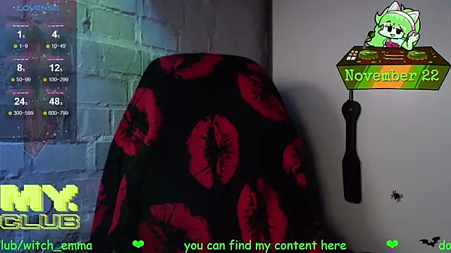 Witch Emma online show from 11-22-25, 08:35