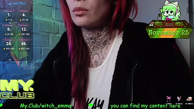 Witch Emma online show from 11-25-25, 08:42
