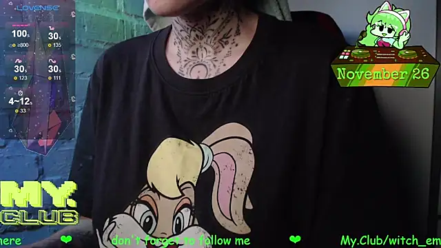 Witch Emma online show from 11-26-25, 08:48