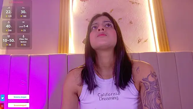 Snapshot of Megan_browns1 chatting on 02-02-26, 01:21 Megan browns1 online show from 02-02-26, 01:21